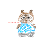 クノア画伯作スタンプ(前のバグった)（個別スタンプ：8）