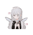 クールな女の子のスタンプ（個別スタンプ：8）