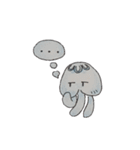 ゆっくりくらげ (透過済)（個別スタンプ：3）