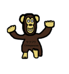 サクゾウチンパンジー（個別スタンプ：2）