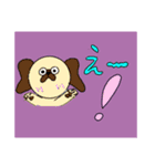 かわいいかわいい犬のスタンプ（個別スタンプ：4）