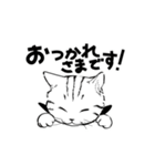連絡用犬と猫（個別スタンプ：3）