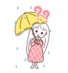 メロン Minimal : 雨の日 (BIGスタンプ)（個別スタンプ：10）