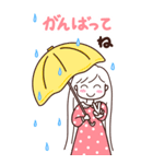 メロン Minimal : 雨の日 (BIGスタンプ)（個別スタンプ：17）