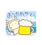 夏もうさぎかぶってますけど(でか文字)（個別スタンプ：39）