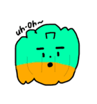 happy veges and fruits（個別スタンプ：15）
