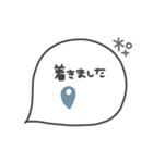 手書き◎吹き出し #7（個別スタンプ：22）