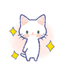 毎日が楽しい！しろねこさん（個別スタンプ：33）