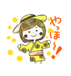 夏だよ！ぼうしちゃん！（個別スタンプ：3）