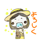 夏だよ！ぼうしちゃん！（個別スタンプ：4）