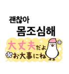 使える！韓国語と日本語（個別スタンプ：20）