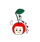 山形弁ver.さくらんぼのミコちゃん（個別スタンプ：36）