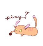 ねこ-うさぎ（個別スタンプ：3）