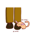 ねこ-うさぎ（個別スタンプ：5）
