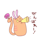 ねこ-うさぎ（個別スタンプ：6）