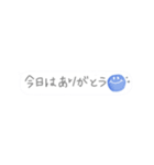 ニコニコ吹き出し〜よく使う言葉〜（個別スタンプ：3）