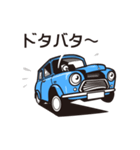 水色の小さい車（個別スタンプ：14）