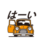 オレンジ色の小さい車（個別スタンプ：5）