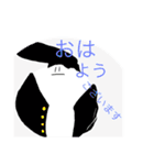 ぬりえくんのまるいスタンプ1（個別スタンプ：4）