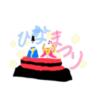 ぬりえくんのまるいスタンプ1（個別スタンプ：34）