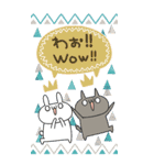 Big！しろとくろ English！（個別スタンプ：22）