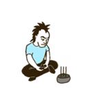 パンクヘッドボーイ-私はただ感情的です（個別スタンプ：36）