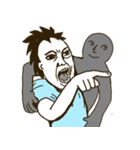 パンクヘッドボーイ-私はただ感情的です（個別スタンプ：37）