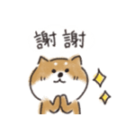 Shiba dog★Taiwan 柴犬 台湾語（個別スタンプ：6）