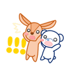 くまくんとおさくん3（個別スタンプ：36）