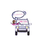 車好き女子のスタンプ（個別スタンプ：14）