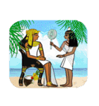 古代エジプト人のハッピーライフ3 夏（個別スタンプ：12）