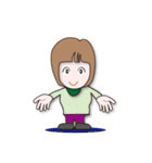 生き生き女性陣（個別スタンプ：5）