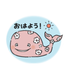 花 クジラ（個別スタンプ：1）