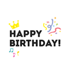 大きめ＆太め文字のシンプルスタンプ＊（個別スタンプ：31）