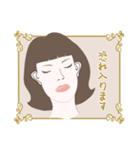 美容師さん向けシンプルイラスト2（個別スタンプ：4）