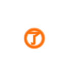 丸文字1文字（個別スタンプ：3）