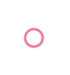 丸文字1文字（個別スタンプ：34）