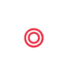 丸文字1文字（個別スタンプ：35）