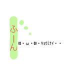 顔文字、しゃべる          2個目！（個別スタンプ：9）