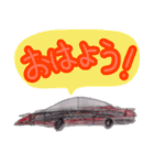 息子が描いた車スタンプ（個別スタンプ：1）