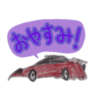 息子が描いた車スタンプ（個別スタンプ：2）