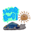 息子が描いた車スタンプ（個別スタンプ：3）