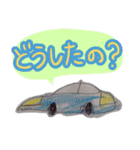 息子が描いた車スタンプ（個別スタンプ：7）
