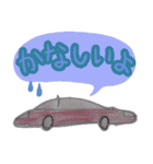 息子が描いた車スタンプ（個別スタンプ：11）