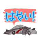 息子が描いた車スタンプ（個別スタンプ：14）