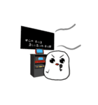 気高き文鳥ばーぶ雪さん まぐねてぃっく（個別スタンプ：3）