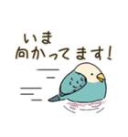 ふくろうとインコ（個別スタンプ：19）