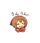女子たちGirls' lives 2（個別スタンプ：1）
