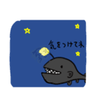 深海魚たちのスタンプ1（個別スタンプ：18）