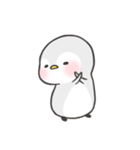 白ペンギンの幸せスタンプ③あまえんぼ（個別スタンプ：28）